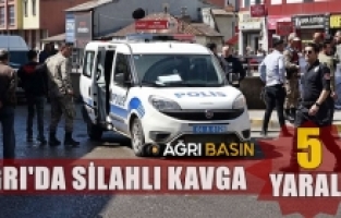 Ağrı'da Adliye önünde silahlı kavga: 5 yaralı