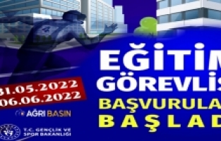 Ağrı Gençlik ve Spor İl Müdürlüğü Eğitim görevlisi Alıyor