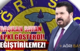 Ağrı Spor Satıldı İsim ve Renkleri Değişiyor! İlk Tepki Başkan Savcı Sayan'dan