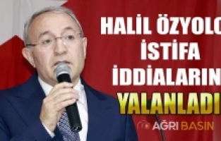 AK Parti Ağrı İl Başkanı Halil Özyolcu İstifaları Yalanladı!