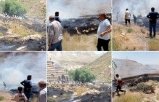 Hani Baba Türbesinde Yangın Çıktı