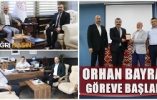 Ağrı Aile ve Sosyal Hizmetler İl Müdürü Orhan Bayrak göreve başladı