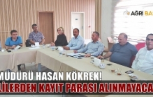 Ağrı'da okul kayıtlarında velilerden para alınmayacak