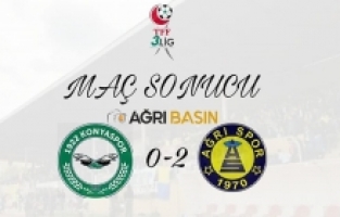 BC Group Ağrı 1970 Spor - 1922 Konya Spor 2-0