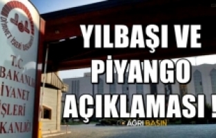 23 Aralık Cuma Hutbesi konusu yılbaşı ve piyango
