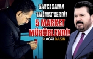 Ağrı Belediyesi Affetmedi! 5 Market Mühürlendi