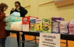 Ağrı Gençlik Merkezi’nden Yardım Kampanyası Başlatıldı