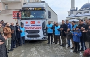 Ağrı Müftülüğü 11. Yardım Tırını Afet Bölgesine Gönderdi