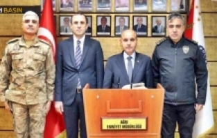 Emniyet Genel Müdürü Mehmet Aktaş bir dizi ziyaret için Ağrı'da