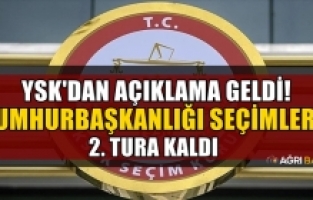 YSK Başkanı Yener açıkladı: Cumhurbaşkanı seçimi ikinci tura kaldı