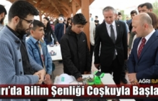 Ağrı’da Bilim Şenliği Coşkulu Başladı 