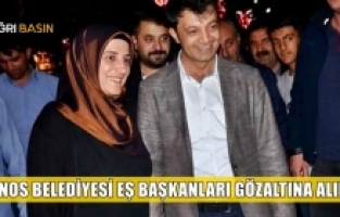 Patnos Belediyesi Eş Başkanları gözaltına alındı