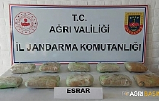 Ağrı Gürbulak'ta 10 kilo uyuşturucu ele geçirildi