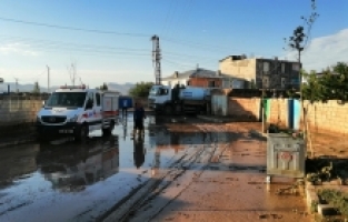 Doğubayazıt'ta Yoğun Yağış Nedeni İle Sel Oldu