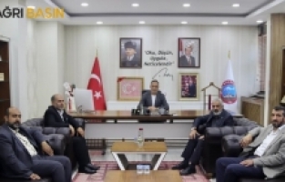 HÜDA PAR Ağrı İl Başkanlığı'ndan Ağrı Belediye Başkanına Ziyaret