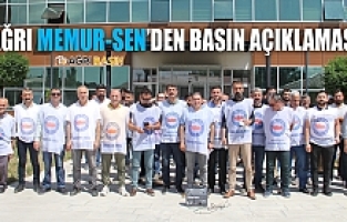 Memur- Sen Ağrı; “Sayın Cumhurbaşkanımız’ın vaadi masada hayata geçirilsin”
