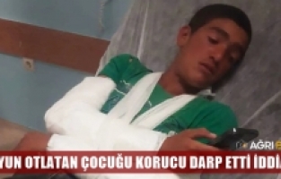 Ağrı'da Koyun otlatan çocuğu korucu darp etti iddiası
