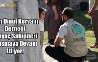 Ağrı Umut Kervanı Derneği, ihtiyaç sahiplerine yüzbinlerce TL'lik yardım ulaştırdı