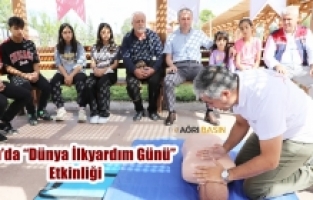 Ağrı’da Dünya İlkyardım Günü etkinliği düzenlendi