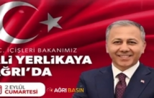 Bakan Ali Yerlikaya "Ağrı’lı kardeşlerimle kucaklaşmaya geliyorum"