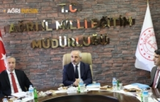 Ağrı’da mesleki eğitim değerlendirme toplantısı yapıldı