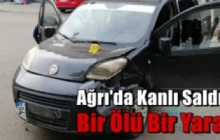 Ağrı'da Kanlı Saldırı: Bir Ölü Bir Yaralı