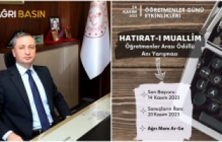 Ağrı’da 24 Kasım Öğretmenler Günü etkinlikleri başlıyor