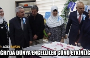 Ağrı'da Dünya Engelliler Günü etkinliği düzenlendi