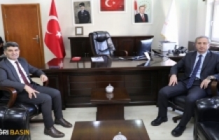 Ağrı İl Milli Eğitim Müdürü Aile ve Sosyal Hizmetler İl Müdürünü Ziyaret Etti