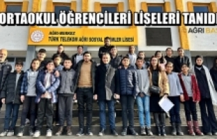 Ağrı’da ortaokul öğrencilerine liseler tanıtıldı