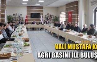 Ağrı Valisi Mustafa Koç Ağrı Basını ile buluştu