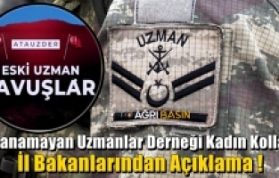 Atanamayan Uzmanlar Derneği Kadın Kolları İl Başkanlarından Açıklama!
