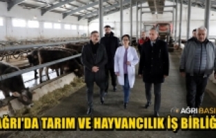 Ağrı MEM ve AİÇÜ arasında tarım ve hayvancılık iş birliği