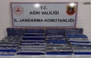 Ağrı'da Gümrük Kaçağı Binlerce Botoks ve İlaç Ele Geçirildi