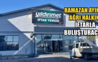 Ağrı Halkı Ramazan boyunca İftarda Bir Araya Geliyor
