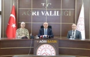 Ağrı Valisi Mustafa Koç Başkanlığında Asayiş ve Güvenlik Toplantısı