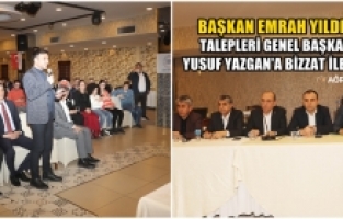 Büro Memur-Sen Ağrı Şube Başkanı Emrah Yıldız, Genel Başkan Yazgan’a Sorunları Bizzat İletti