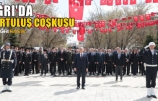 Ağrı'da Kurtuluşun 106. Yıl Dönümü Coşkuyla Kutlandı