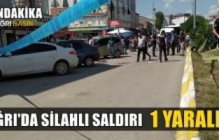 Ağrı'da Silahlı Saldırı! 1 kişi yaralandı