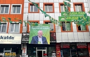 HÜDA PAR'dan Ağrı'da İsmail Heniyye Posteri