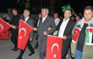 Patnos'dan Gazze'ye Destek Yürüyüşü
