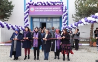 Ağrı’nın İlk Kadın Danışma Merkezi “Zin” Açıldı