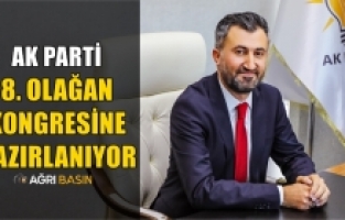 AK Parti Ağrı 8. Olağan Kongresi 7 Aralık’ta Gerçekleşecek
