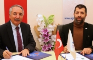 AİÇÜ ve Yeşilay Ağrı Şubesi Arasında Protokol İmzalandı