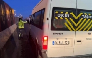 Doğubayazıt'ta Öğrenci Servislerine Denetim