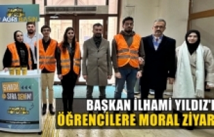 Başkan İlhami Yıldız'dan Final Haftasında Öğrencilere Ziyaret