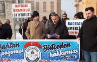 Teç-Sen Ağrı İl Başkanlığından Zam Protestosu
