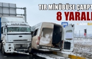 Ağrı Tutak'ta Feci Kaza: 2’si Ağır 8 Yaralı