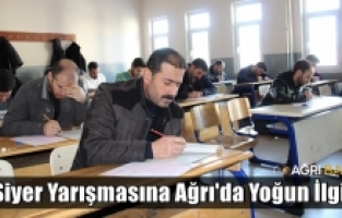 Ağrı’da Siyer Yarışmasına Yoğun Katılım