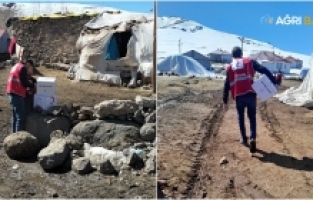 Hamur Kızılay İylik İçin Köy Köy Dolaşıyor